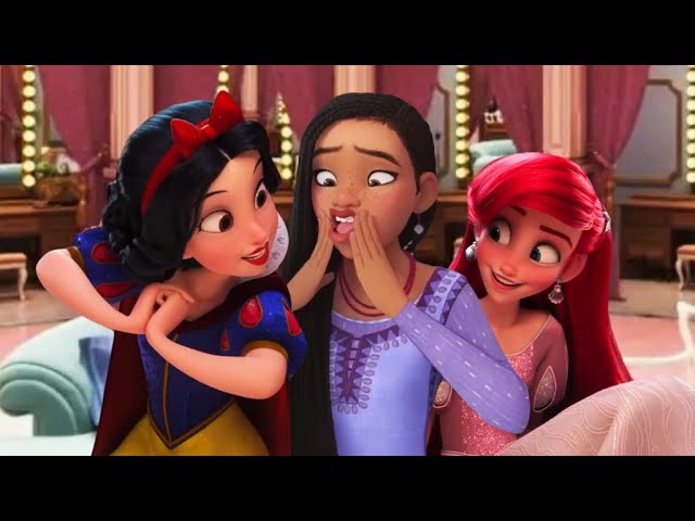 Asha meets Disney Princesses (Disney Wish Movie) - Can Asha pass the  Princess Test? 