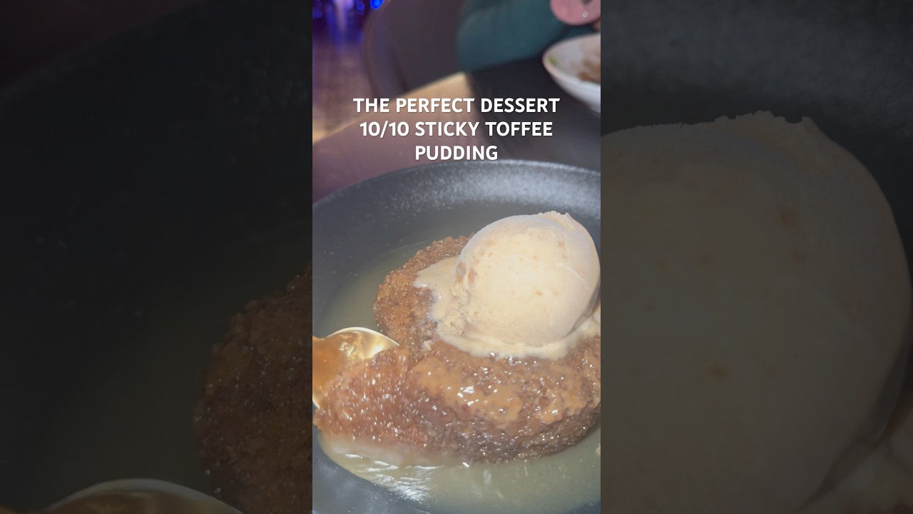 HANDS DOWN THE BEST DESSERT EVER! STICKY TOFFEE PUDDING AT HELL’S KITCHEN #foodie #hellskitchen