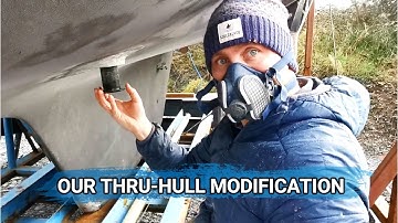 Albin Vega Sailboat Thru-Hull Modification (Airmar DST 810 Installation part 2) Ep. 30