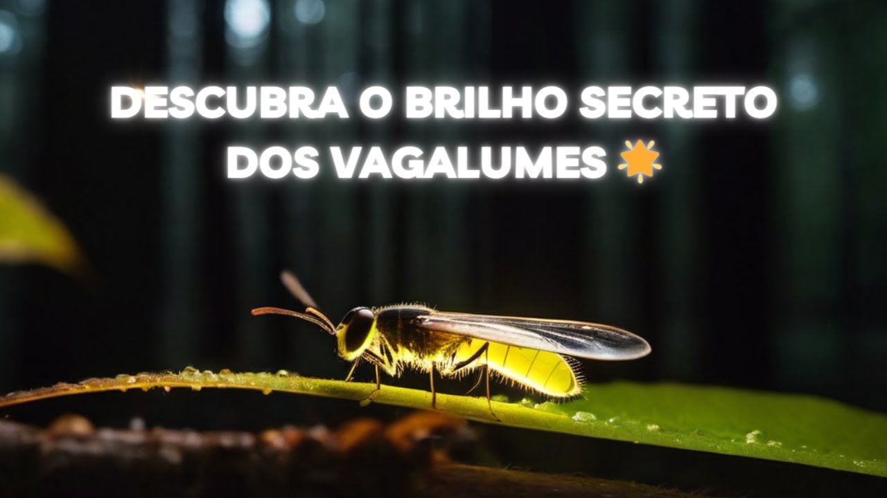 Você sabe como o Vagalume emite luz e para que serve? - YouTube