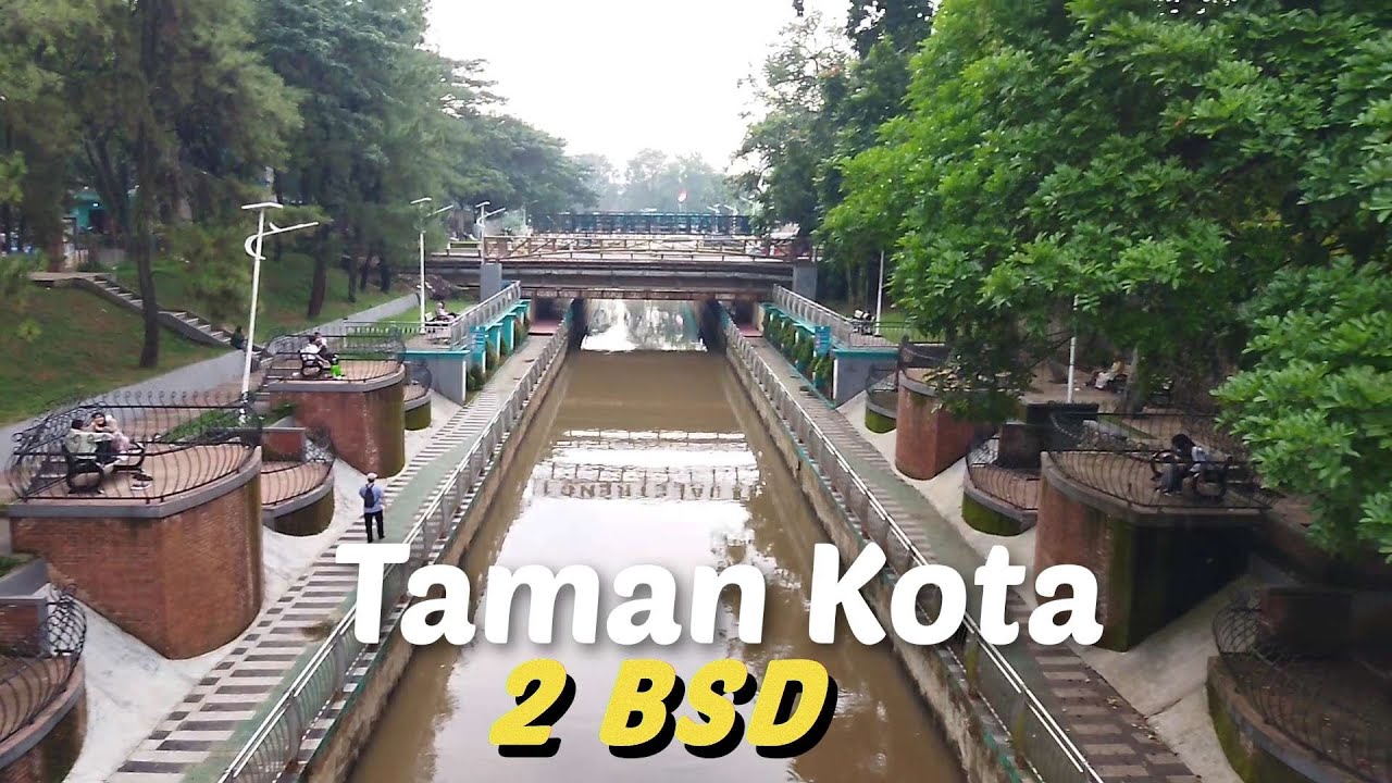 Perjalanan Ke Taman Kota  2 BSD  Serpong, Ciater Kota Tangerang Selatan Banten Sejuk Bersih dan Luas