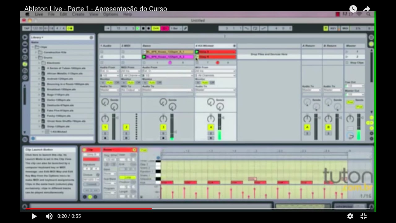 Curso de Ableton Live - Parte 1 - Apresentação do Curso - YouTube