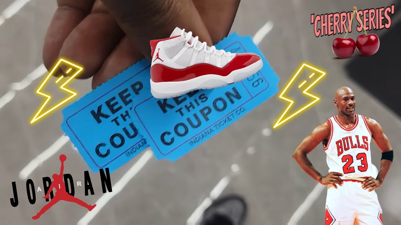 Air Jordan 11 'Cherry' Raffle Day Pt.1 YouTube