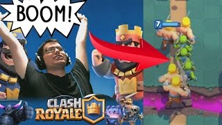 Split Barbarians and Chain Push With Goblins Advanced Tech! Clash Royal Daily 14 screenshot 5