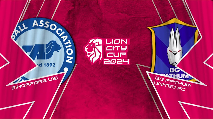 LIVE | Lion City Cup 2024 Semi-Final | Singapore U16 vs BG Pathum United