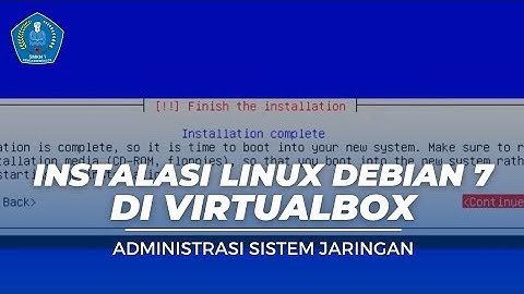 [ASJ] Instalasi Linux Debian 7 di VirtualBox