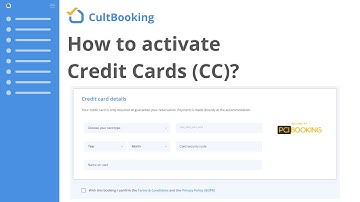 Streamline Payments: Activating Credit Cards on CultBooking Booking Engine