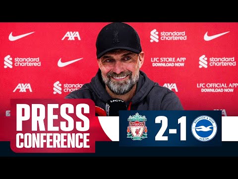 'Mac Allister was INCREDIBLE' | Liverpool 2-1 Brighton | LFC Press Conference