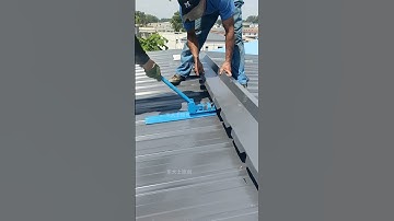 Dụng Cụ Sáng Tạo Tuyệt Vời Dành Cho Bác Thợ Lợp Mái Tôn #sángtạo #cokhi #mainha #dungcu #thongminh