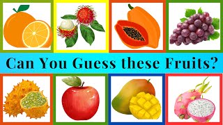 Guess the Fruit Quiz | Guess the Fruit name in 5 Seconds by QuizzoRama 41 views 2 months ago 8 minutes, 50 seconds