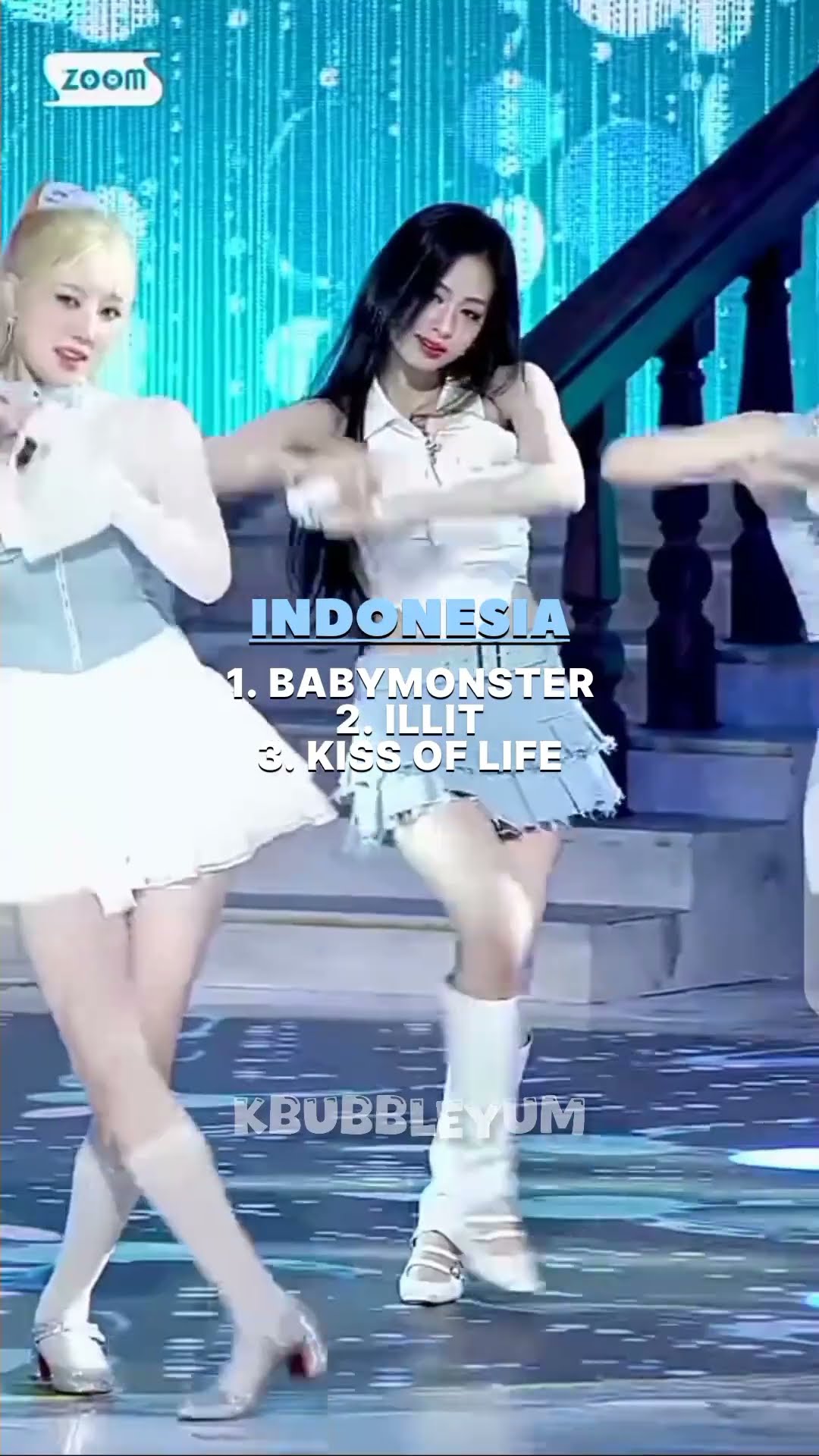 Most popular 5th generation #kpop girl groups in each country #kbubbleyum #shorts