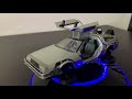 Левитирующая модель автомобиля Delorean. Делориан. назад в будущее