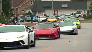Thousands of sports cars lead boy’s funeral procession