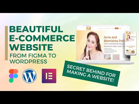 Beautiful E-commerce Website Using Figma to WordPress