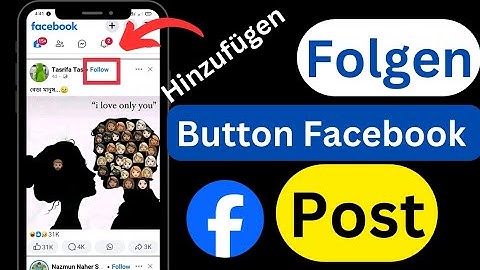 Facebook-Post-Follow-Button 2024 || So fügen Sie einem Facebook-Post 2024 einen Follow-Button hinzu