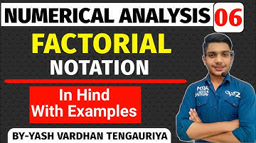 Factorial Notation | Factorial Polynomial | in Hindi Example and Solution Numerical