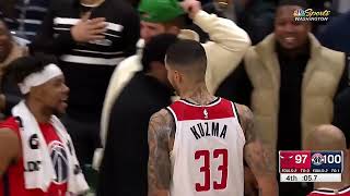 Kyle Kuzma clutch winning shot 🔥🔥Wizards Vs Bulls Jan.11 2022 - 2023 Season