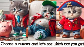 Cute cat compilation😻/Choose a number from 1-20 and comment down which cat you get/Cute Kitten video