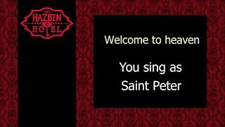 Welcome to Heaven - Karaoke - You sing Saint Peter