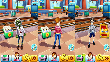3 Characters Run!!! Subway Princess Runner Game - Best Android/iOS Gameplay HD 2022