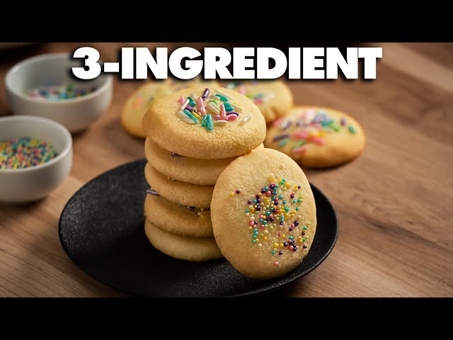 3 Ingredient Sugar Cookies class=