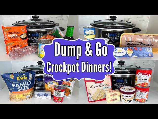 Crockpot Dinner Recipes: 12 Easy Dump-and-Go Crockpot Dinners — Eatwell101