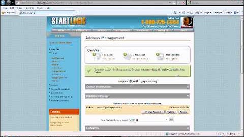 Logging Into & Setting Up an Email Address