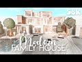 Cheap modern family house 58k bloxburg build