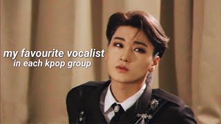 MY FAVOURITE VOCALIST IN EACH KPOP GROUP