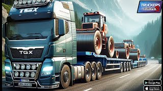 🚛Truckers of Europe 3 🛣️ Road roller delivery 🎢 from Airola to Quarry gameplay ✅Man TGX
