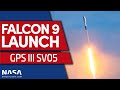 SpaceX Launches Fifth GPS III Spacecraft