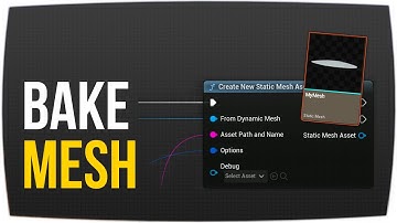 Static Mesh baken | Dynamic Mesh zu Static Mesh  - Geometry Scripts ► Unreal Engine 5 Tutorial #UE5