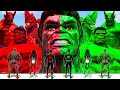 HULK SMASH | Hulk vs Red Hulk vs She Hulk vs Spiderman vs Rhino vs Goblin - What If