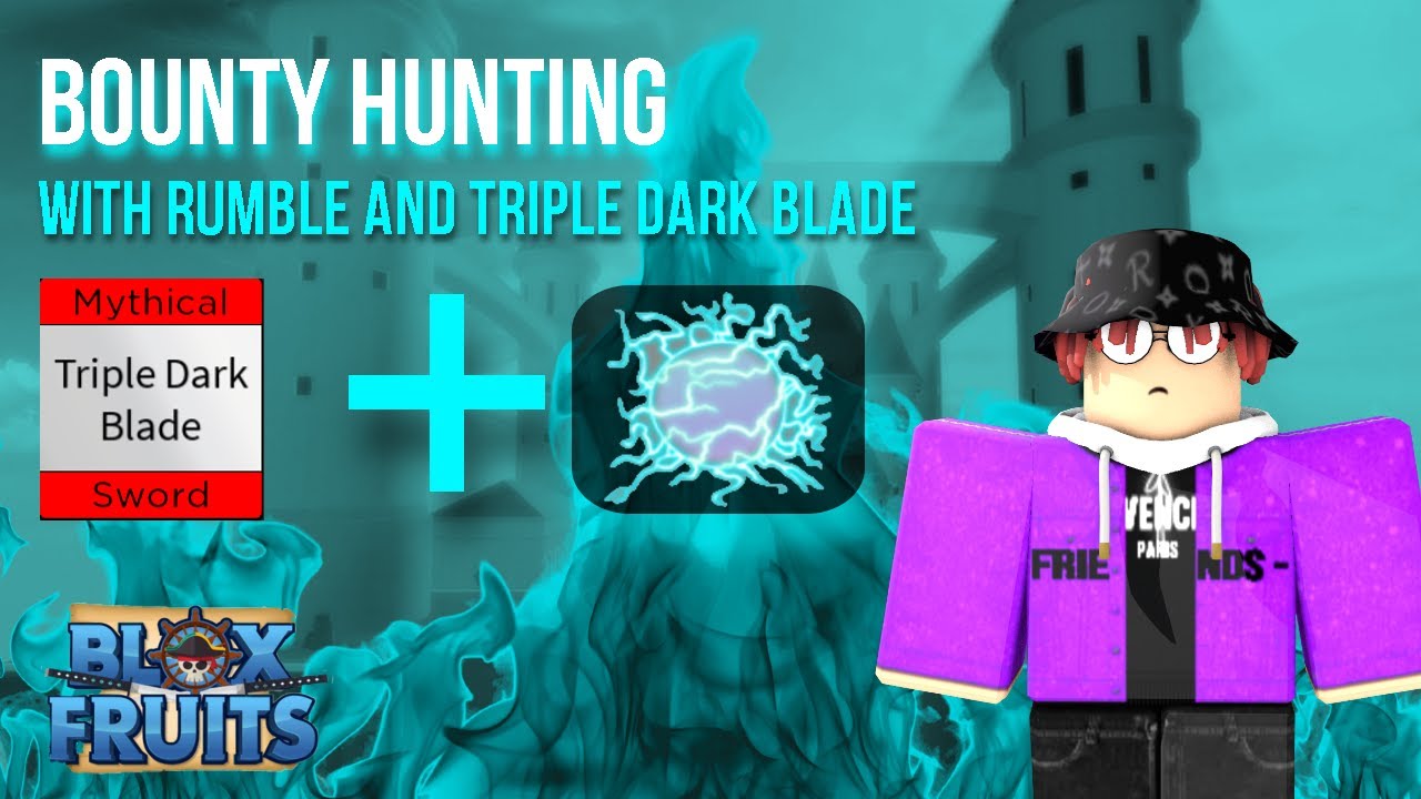 『Best True Triple Yoru One Shot Combo 』Bounty Hunting In Blox Fruits ...