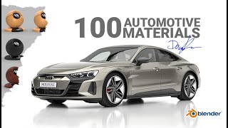 Blender Automotive Material Library