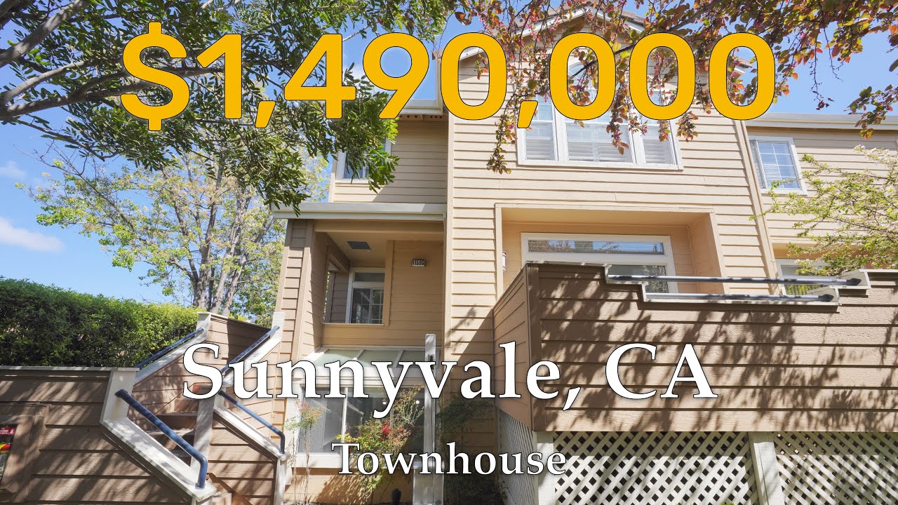 Tour a Townhouse in Sunnyvale, CA 1,490,000 YouTube