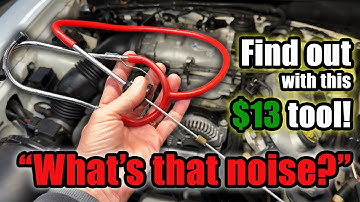 How to find engine noises quickly! Use an automotive stethoscope!