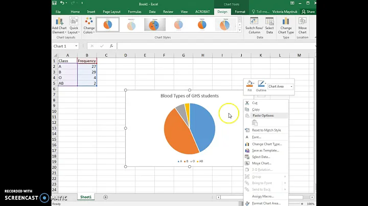 Add data labels to pie chart and delete legend