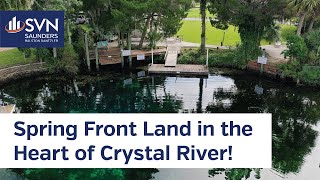 Crystal River Jurassic Spring Lot | .25 ±AC | Overlooks Jurassic Springs | Homesite | FOR SALE in FL