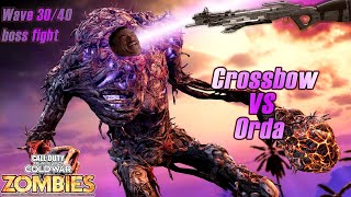 Crossbow vs Orda - Wave 30/40 & Boss Fight - COD Cold War Zombie