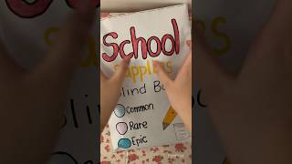 School supplies blind bag! #asmr  #asmrunboxing #squishy #blindbag #papersquishy #squishmallow #diy