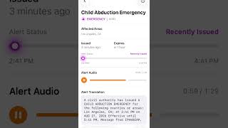 California Amber Alert - August 27, 2026 EAS #21