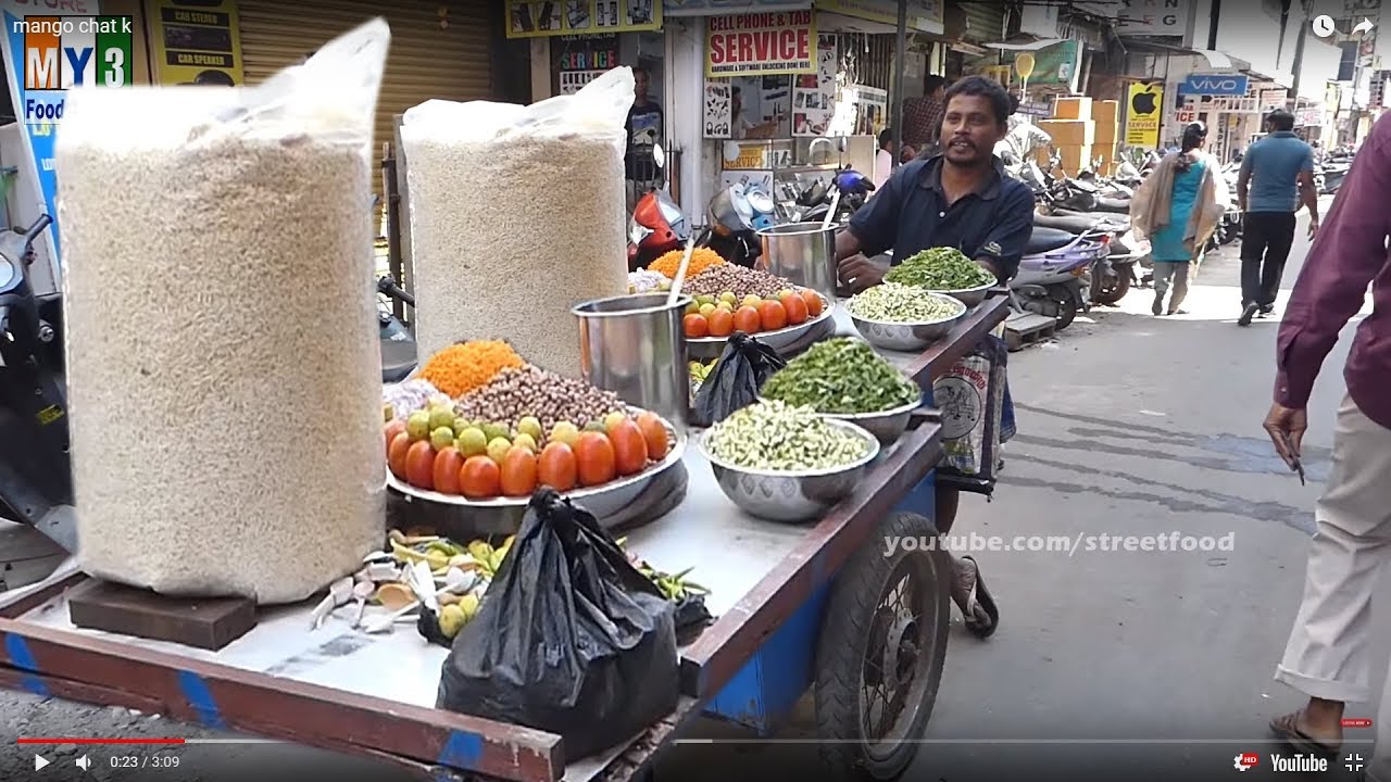 Raw Mango BHEL | Very Rare Street Food | STREET FOOD
