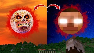 KORKUNÇ AY HEROBRİNEYE DÖNÜŞÜYOR! 😱 - Minecraft