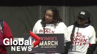 'White women do not own feminism': Women's march protester