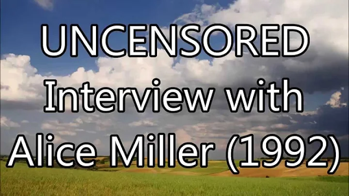 Interview with Alice Miller, November 1992 [interv...