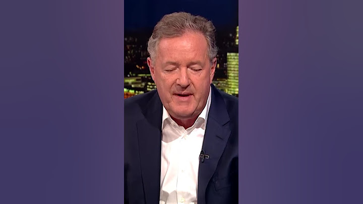 Piers Morgan Challenges May Golan On Her Comments About Gaza