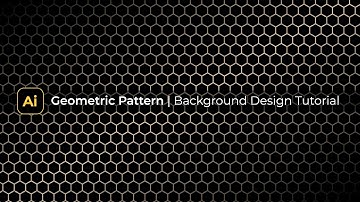 Create Background Design with Geometric Pattern in Illustrator