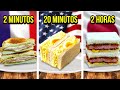 2 min vs 20 min vs 2 horas sndwich 2 cual eliges t