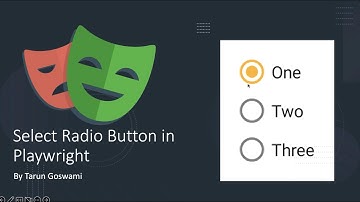 Playwright Select Radio Button